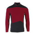 Star TNG The Next Generation Treks Red Shirt Uniform Cosplay Costume for Cosplay Costume for Men Coat Halloween Party
